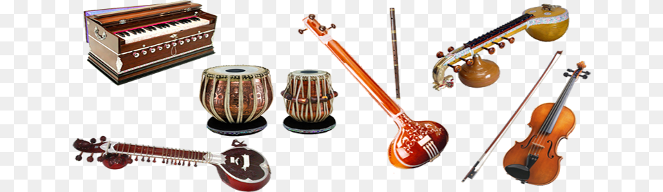 Various Indian Musical Instruments, Keyboard, Musical Instrument, Piano, Violin Free Png Download