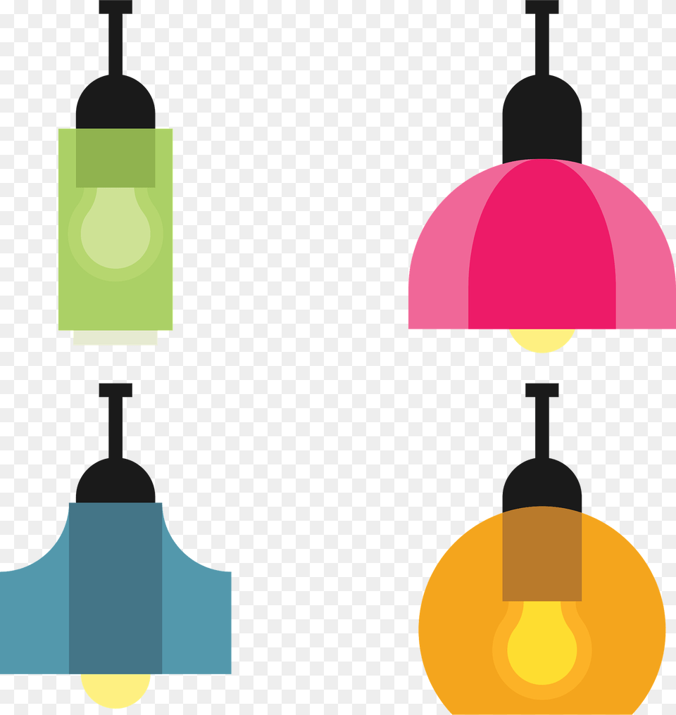 Various Lamps Clipart, Light, Lighting, Lamp, Traffic Light Png