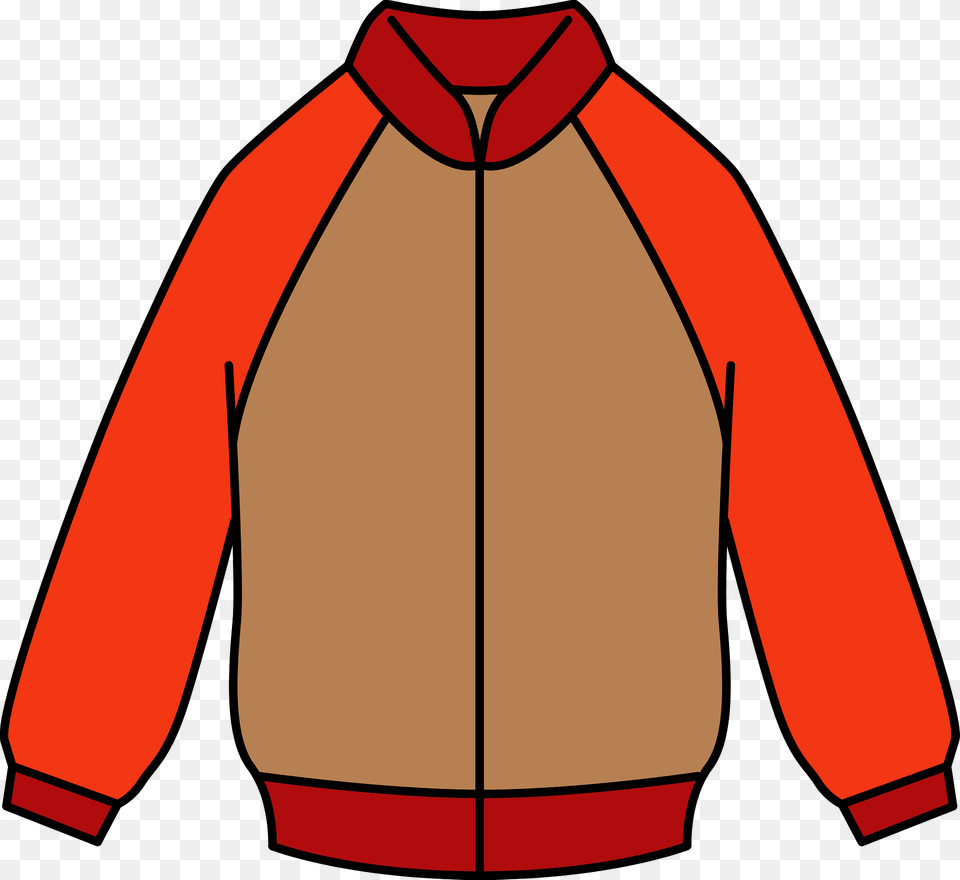 Varsity Jacket Clipart, Clothing, Coat, Knitwear, Sweater Png