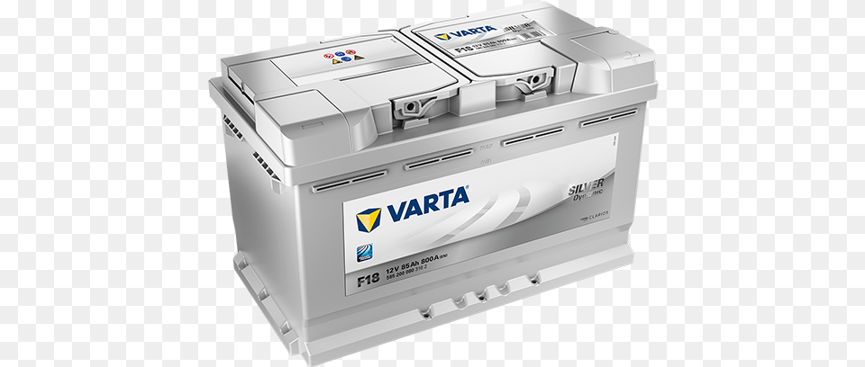 Varta Battery F18 Silver Dynamic 585 200 080 Varta F18 Car Battery, Computer Hardware, Electronics, Hardware, Machine Free Png