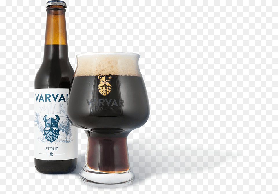 Varvar Coconut Porter, Alcohol, Beer, Beverage, Glass Free Png Download