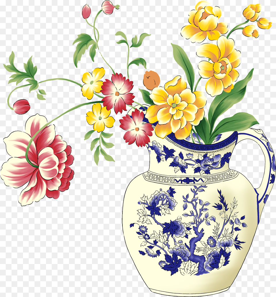 Vase, Pottery, Plant, Pattern, Jar Free Png