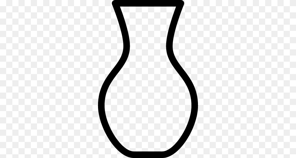 Vase, Gray Png