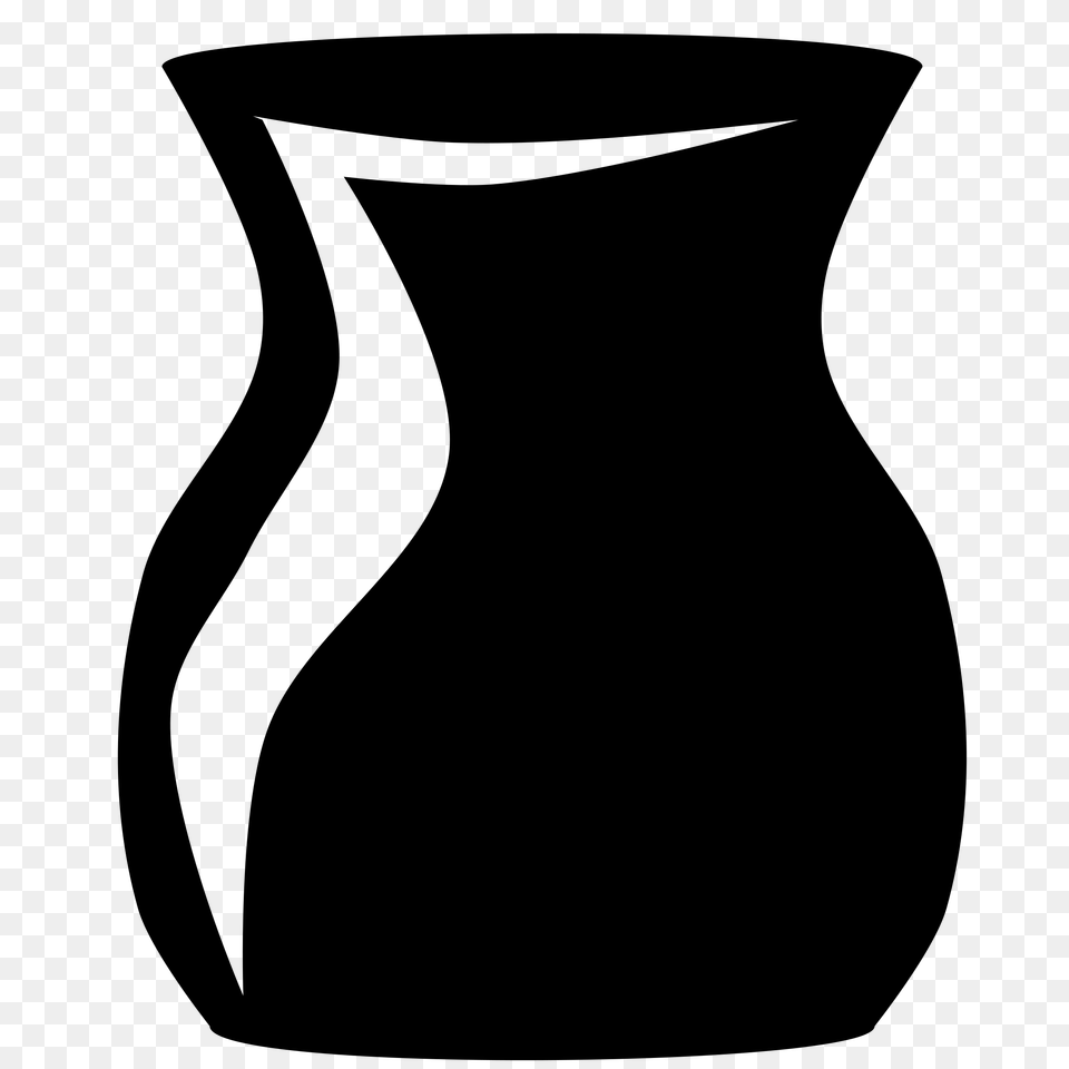 Vase, Gray Png