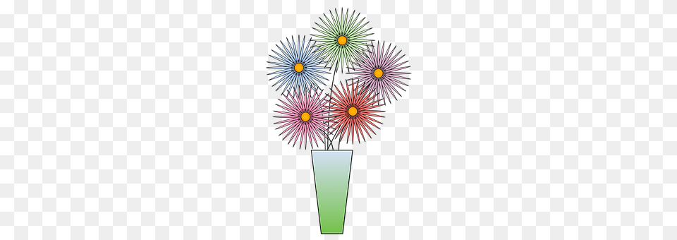 Vase Fireworks, Disk Free Png Download