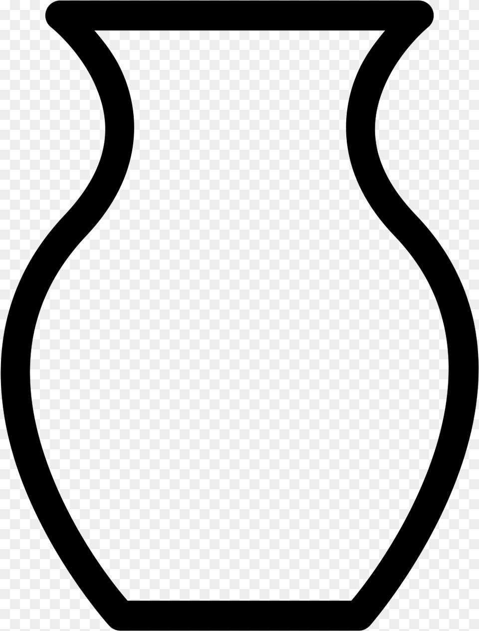 Vase Clipart African, Gray Png