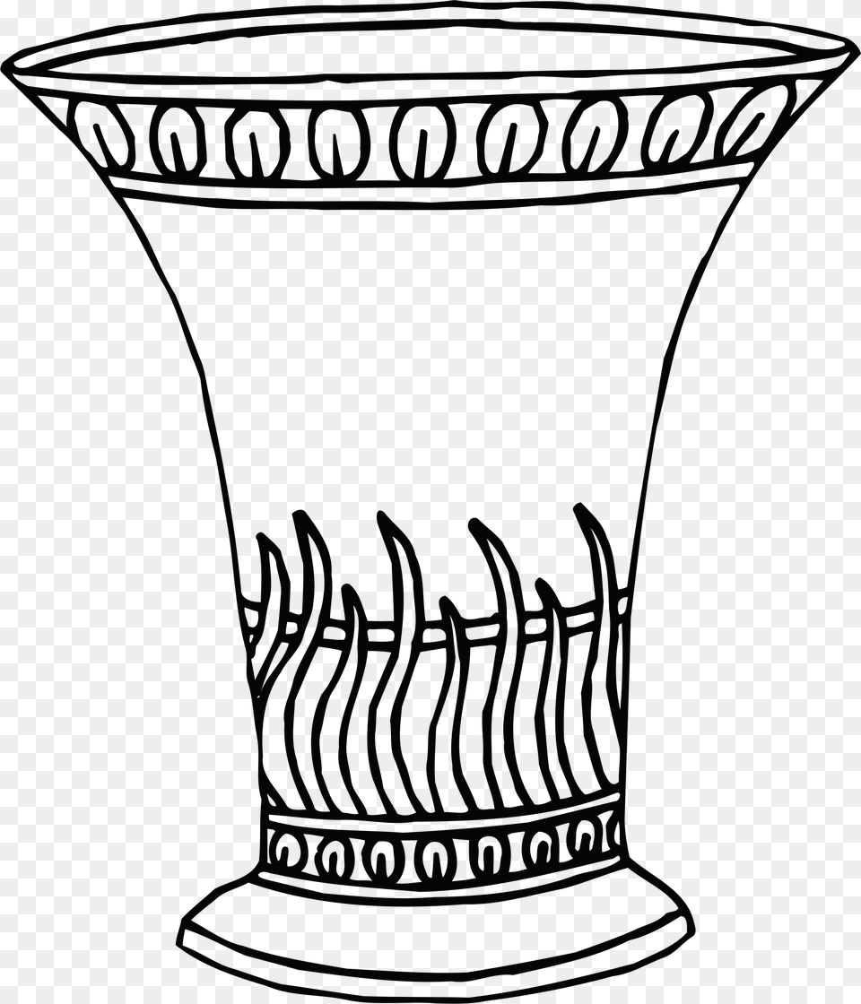 Vase Clipart Line Drawing, Jar, Pottery Free Png