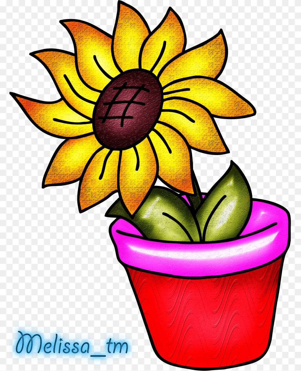 Vase Clipart Sunflower Plant, Flower, Petal, Daisy, Potted Plant Free Png Download