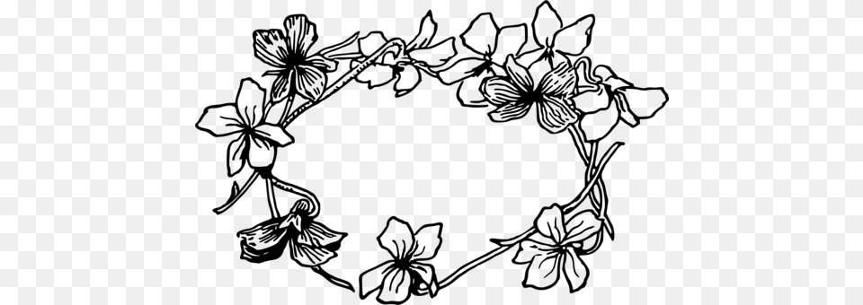 Vase Drawing Flower Floral Design Black And White, Gray Free Transparent Png