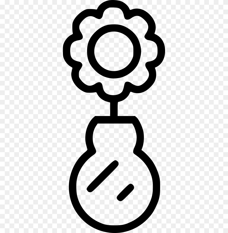 Vase Flower Social Award Icon, Stencil, Person, Accessories, Earring Free Png Download