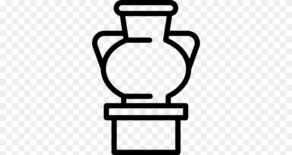 Vase Icon, Jar, Stencil Free Transparent Png