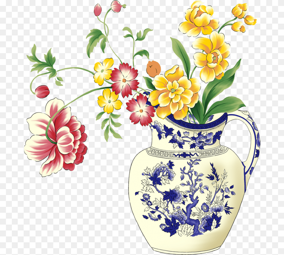 Vase Image Collage Flower Vase, Pottery, Plant, Flower Arrangement, Pattern Png