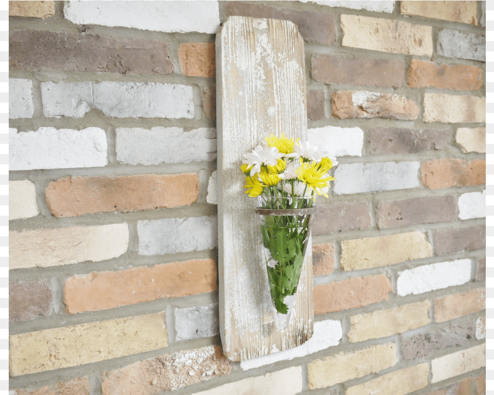 Vase Mural, Flower Bouquet, Brick, Plant, Flower Free Png Download