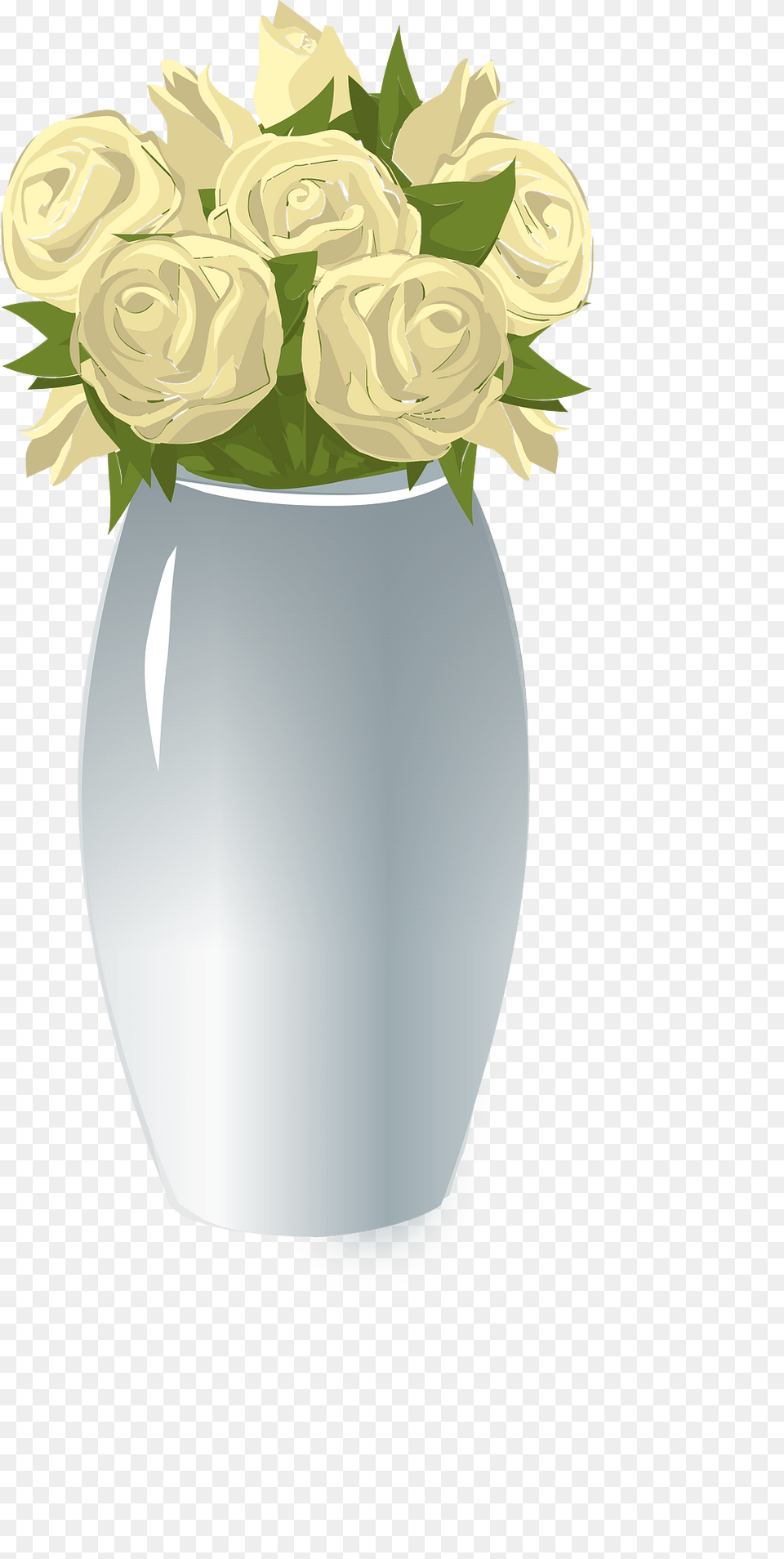 Vase Of Buttercup Roses Clipart, Pottery, Potted Plant, Planter, Plant Png Image