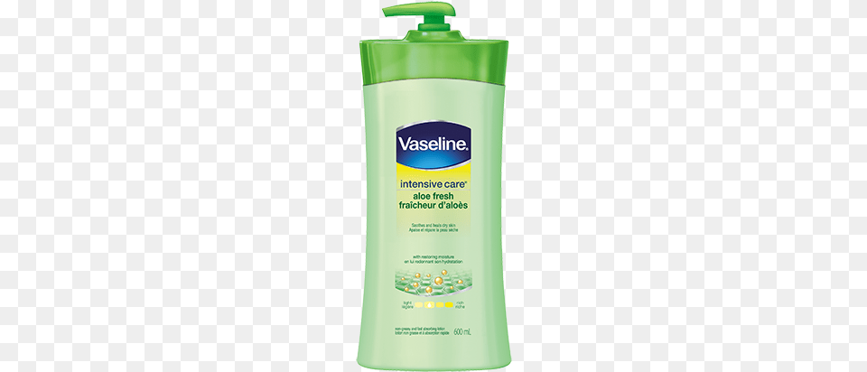 Vaseline Intensive Care Aloe Soothe Body Lotion, Bottle, Shampoo, Shaker, Medication Free Png Download