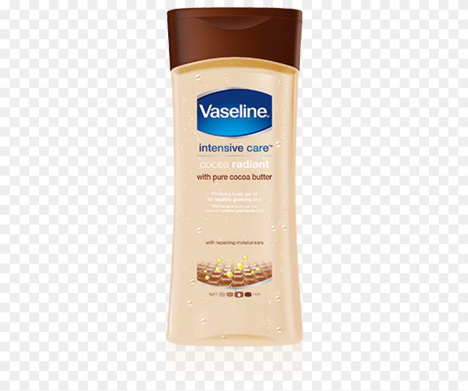 Vaseline Intensive Care Cocoa Radiant Body Gel Oil 800x800 Vaseline Oil, Bottle, Lotion, Shampoo Free Png