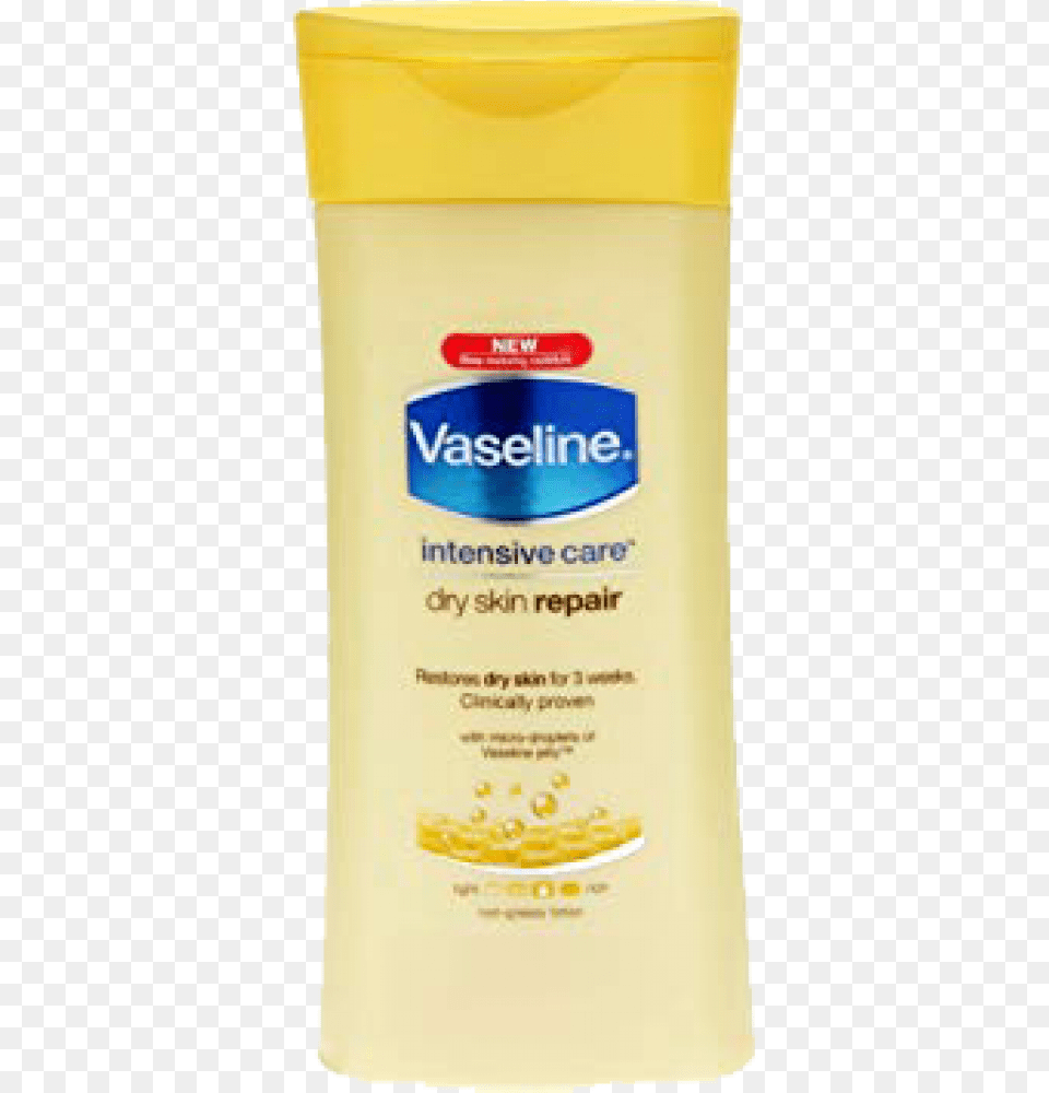Vaseline Intensive Care Dry Skin Repair, Bottle, Lotion, Cosmetics Free Png Download