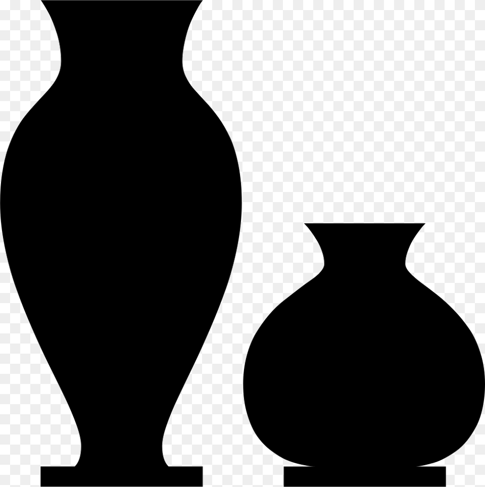 Vases Icon Pottery Icon, Jar, Vase, Silhouette Free Transparent Png