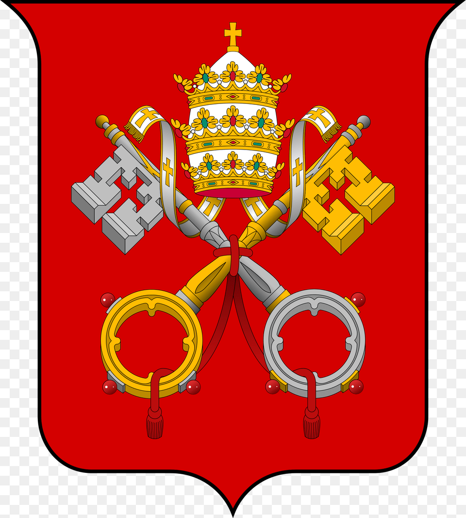Vatican City Coat Of Arms, Armor, Dynamite, Weapon, Emblem Png Image