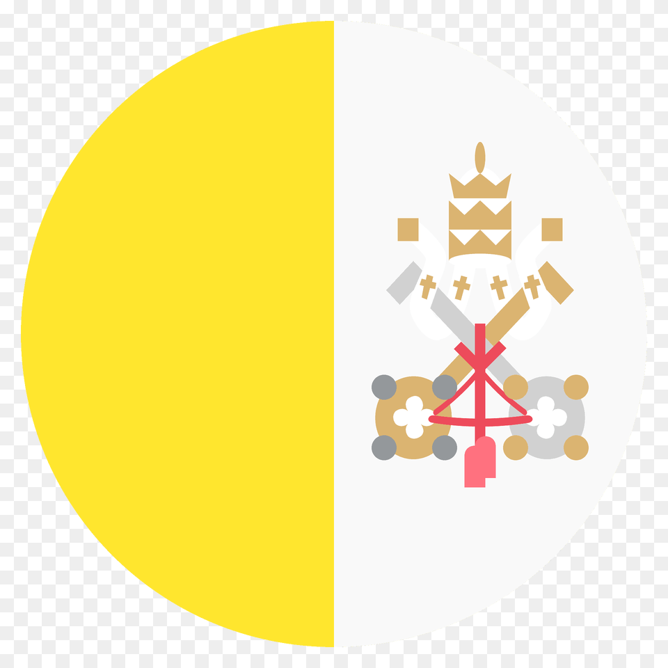 Vatican City Flag Emoji Clipart, Disk Free Transparent Png