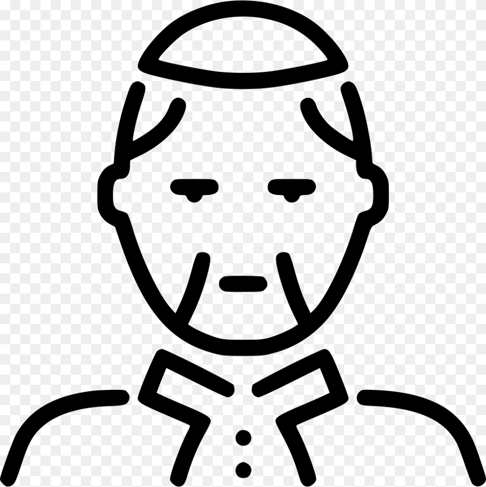 Vatican Pope Pope Icon, Stencil, Person, Face, Head Png Image