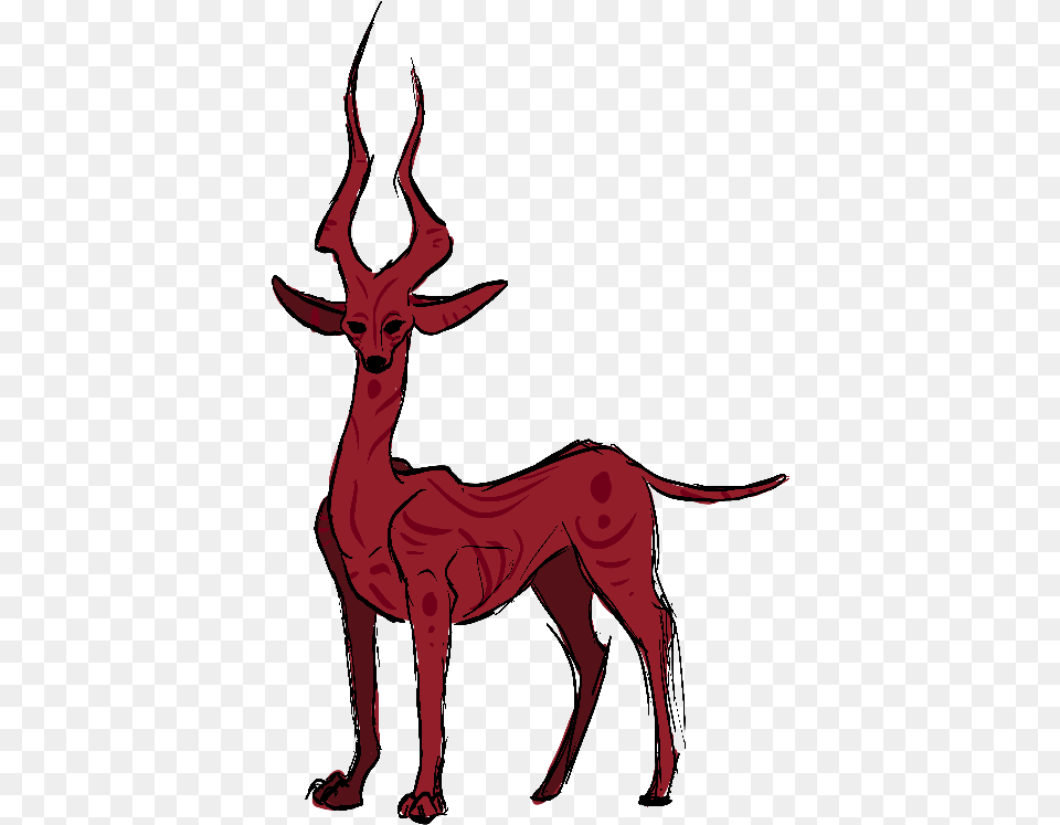 Vatroslava The Demon Reindeer, Impala, Animal, Antelope, Wildlife Png