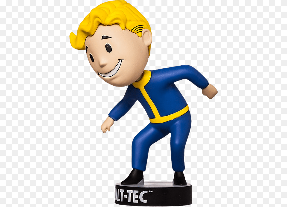 Vault Boy 111 Bobbleheads Vault Boy Bobble Head, Figurine, Baby, Person, Face Free Png Download