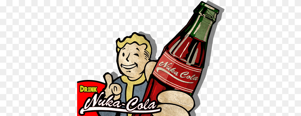 Vault Boy, Beverage, Coke, Soda, Bottle Png