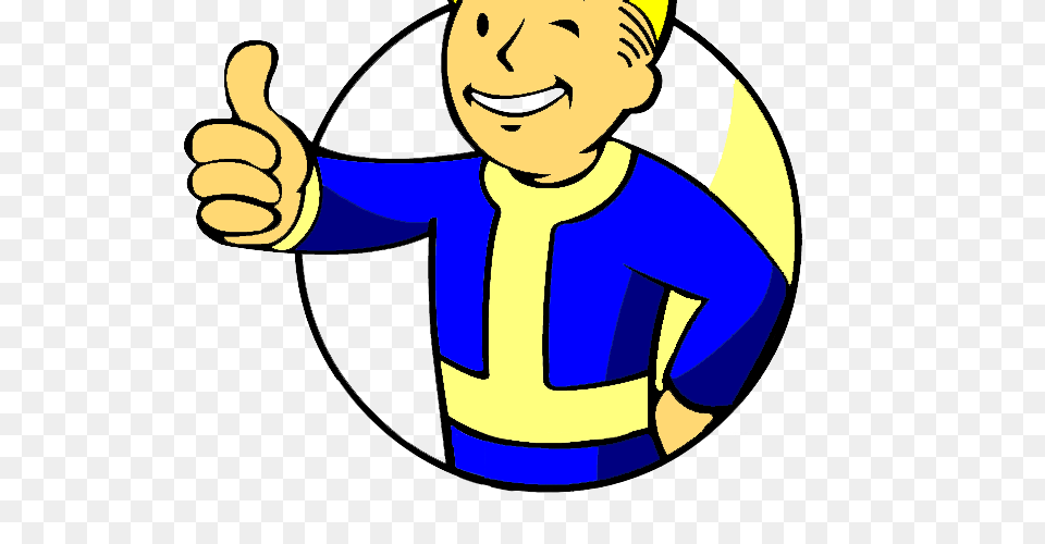 Vault Boy Thumbs Up Image, Body Part, Finger, Hand, Person Free Png