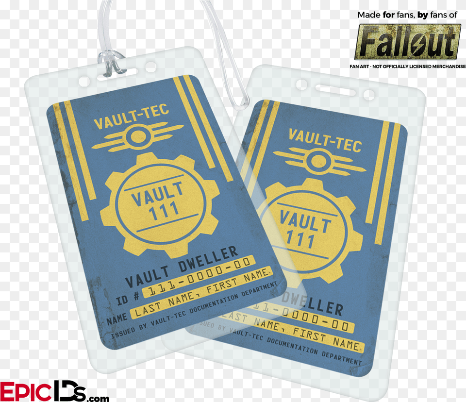 Vault Dweller Fallout Fallout New Vegas, Text, Credit Card Free Png Download