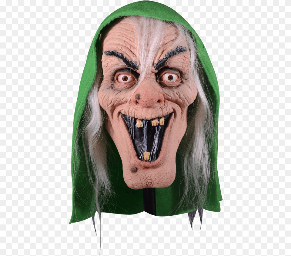 Vault Keeper Mask Tales From The Crypt Witch, Adult, Portrait, Photography, Person Free Transparent Png