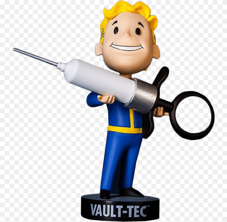 Vault Tec Bobblehead Medicine, Figurine, Face, Head, Person Free Transparent Png