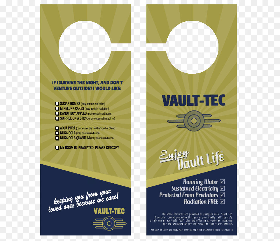 Vault Tec Letter Props, Advertisement, Poster Free Transparent Png