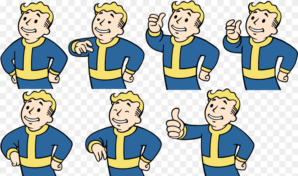 Vaultboy Animationsok Vault Boy Perks Fallout, Baby, Book, Publication, Person Free Png