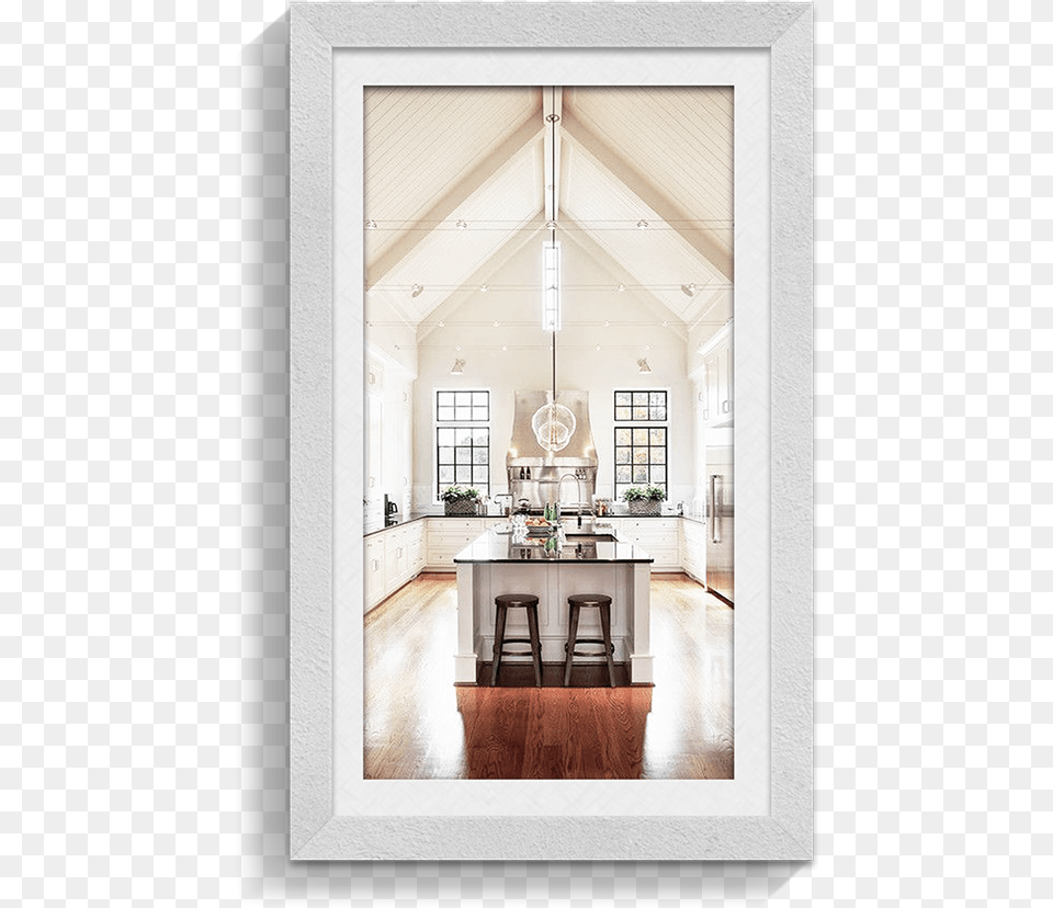Vaulted Ceiling With Light Wood Beam, Architecture, Table, Room, Interior Design Free Png