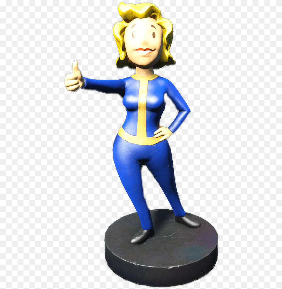 Vaultgirlstatue Vw The Vault, Figurine, Child, Female, Girl Png Image