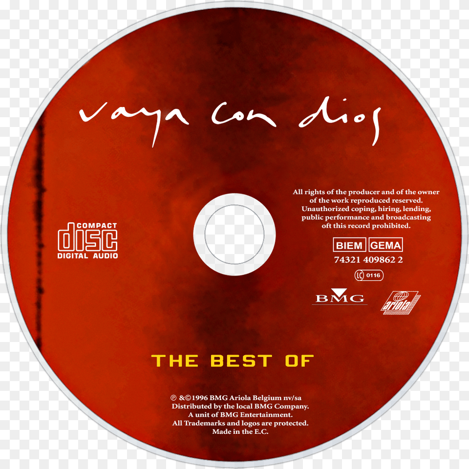 Vaya Con Dios The Best Of Cd Disc Best Of Vaya Con Dios, Disk, Dvd Png Image