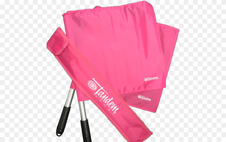 Vb Linesman Flags Breast Cancer Awareness Tandem Sport Officials Amenity Kit, Accessories, Bag, Handbag, Clothing Png Image