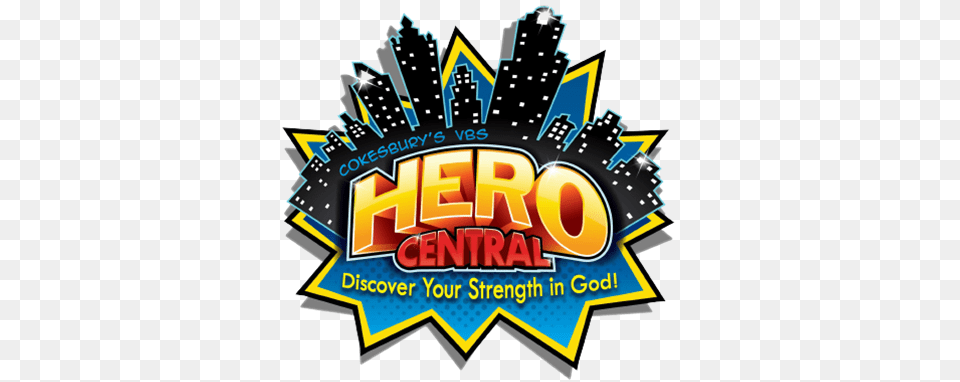 Vbs Welcome To Hero Central The Lutheran Church Of The Good, Logo, Dynamite, Weapon Free Transparent Png