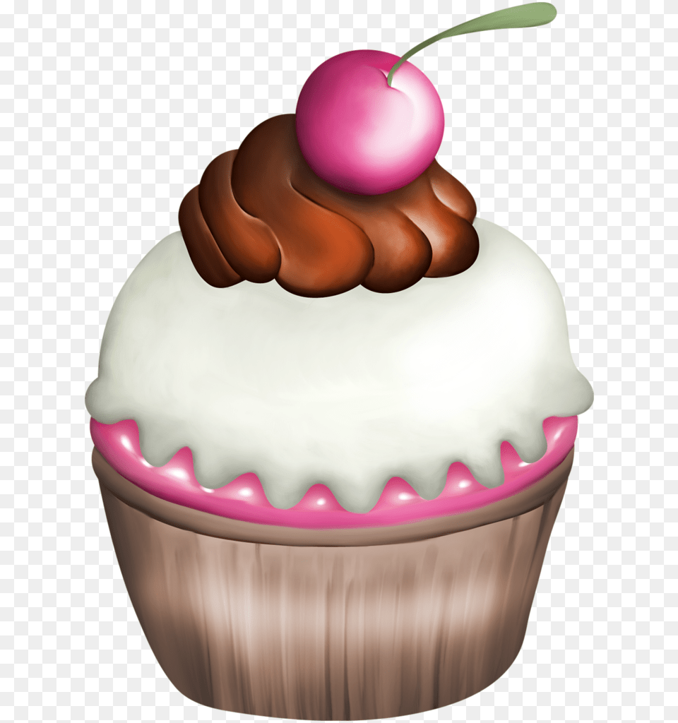 Vc Fashionable El1 Cupcakes Clipart, Food, Cake, Cream, Cupcake Png