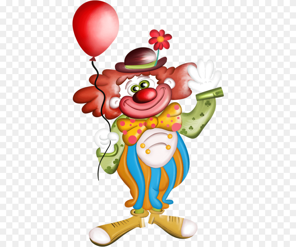 Vc Lunapark Shadow Clipart Circus Clown, Balloon, Baby, Person, Performer Png Image