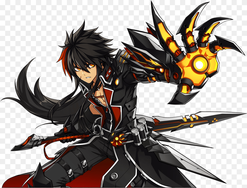 Vc Skill Cut In Elsword Dynamic Poses Anime Meninas Elsword Raven Png