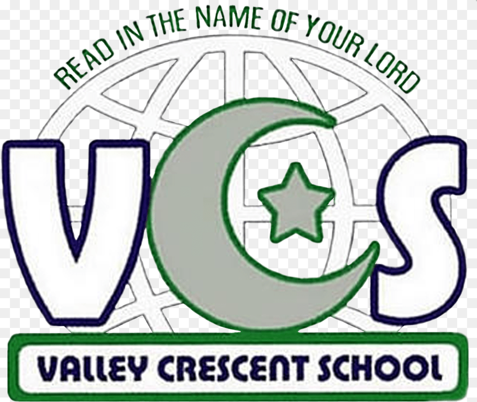 Vcs Logo Transparentbackground Valley Crescent School, Symbol, Machine, Wheel Free Png Download
