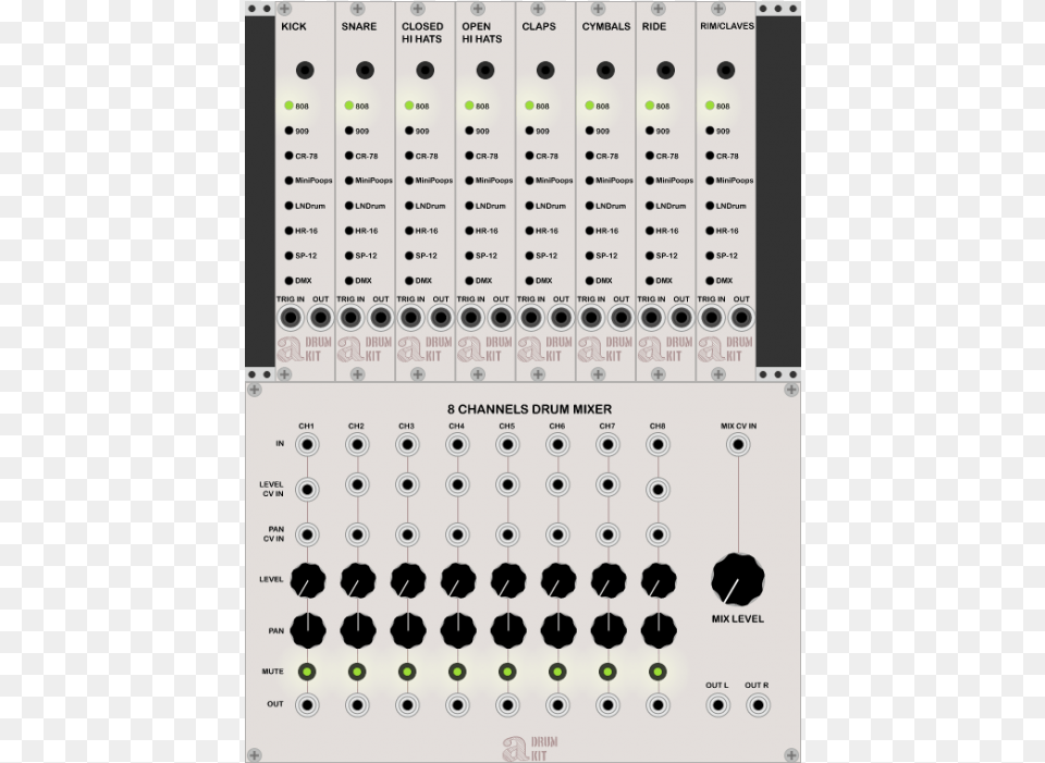 Vcv Rack Drum, Electronics, Mobile Phone, Phone, Text Png Image