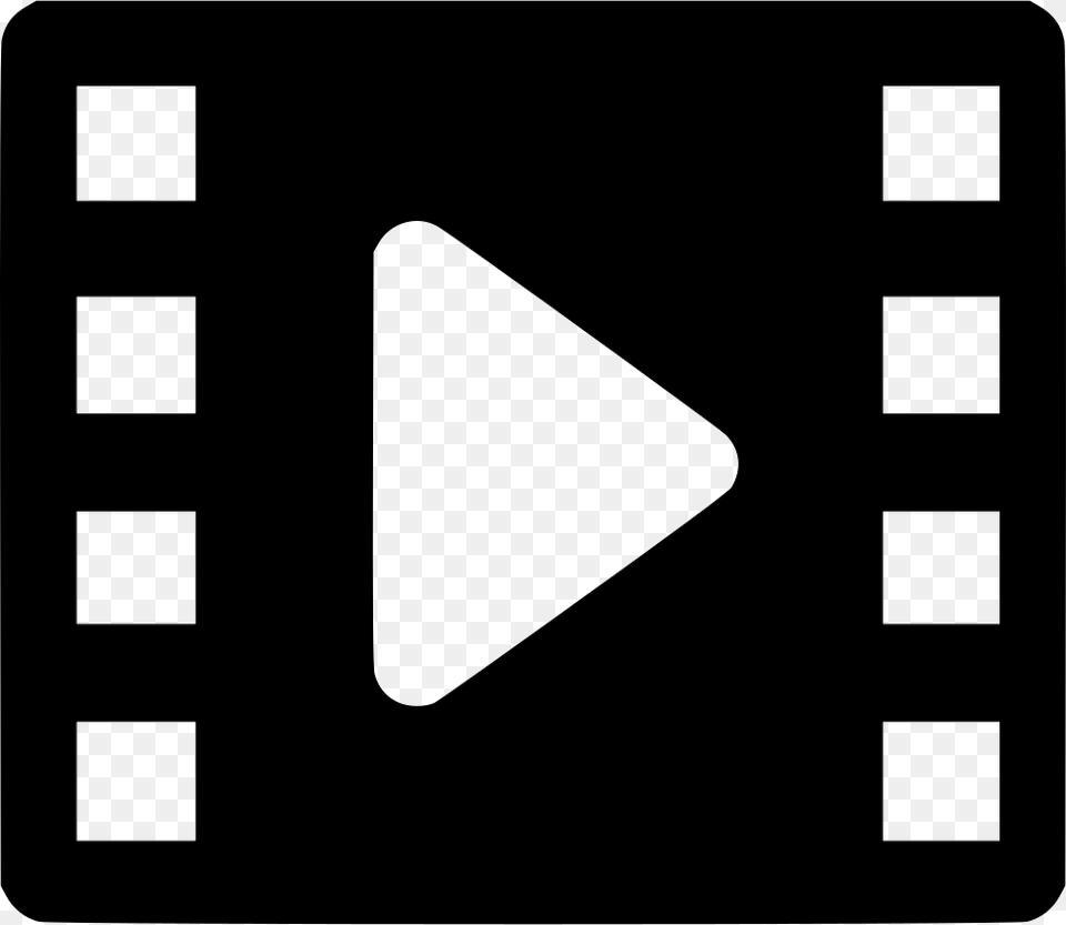 Vdo Film Media Play Svg Icon Movie Clip Icon, Triangle, Weapon, Arrow, Arrowhead Free Png Download
