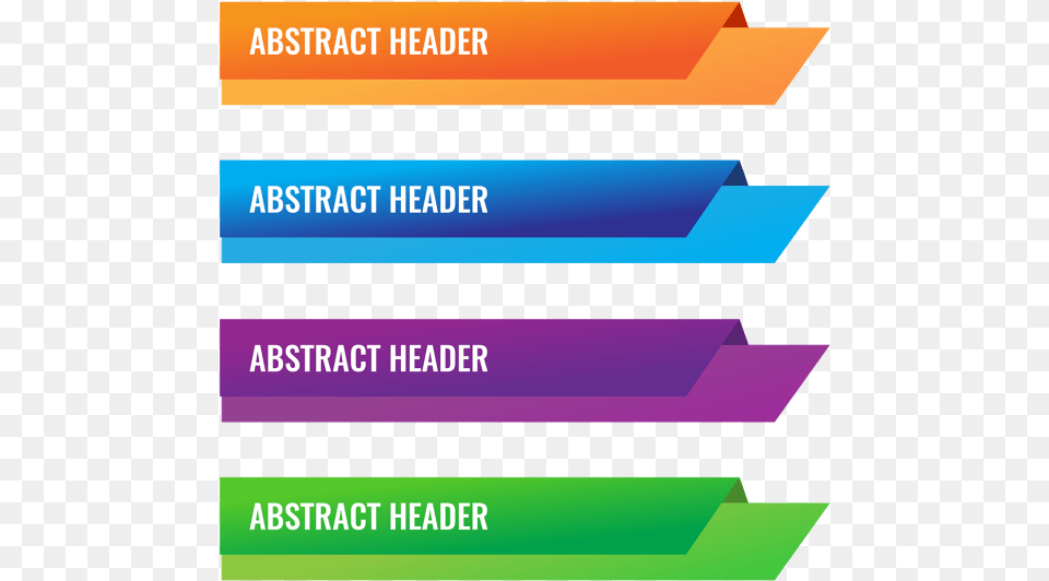 Vector Abstracts Rectangle Header Vector, Art, Graphics Free Png Download