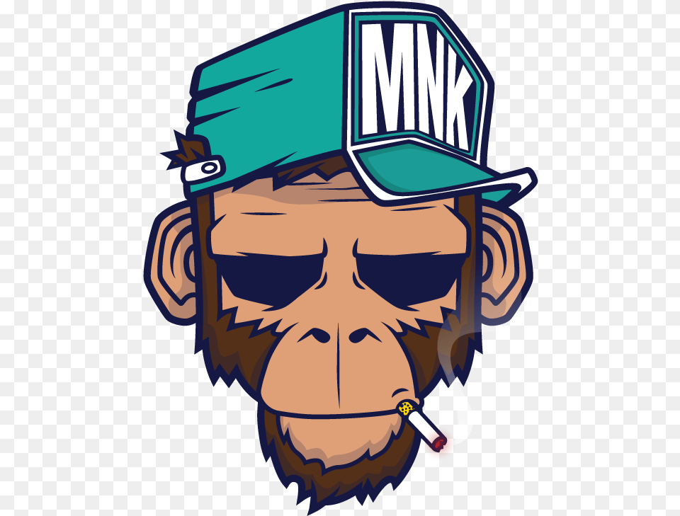 Vector Acid Drawing Graffiti Monkey Art Design, Hat, Baseball Cap, Cap, Clothing Free Png Download