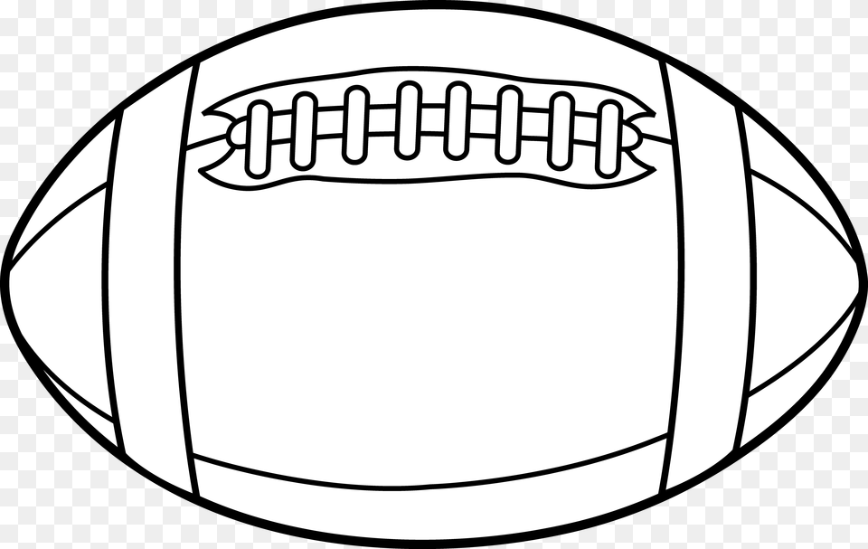 Vector American Black And White Football Clipart Black And White, Rugby, Sport, Ball, Rugby Ball Free Transparent Png