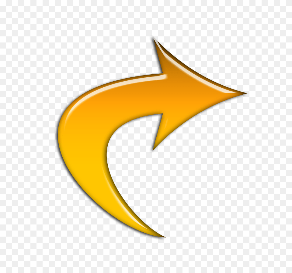 Vector Arrow Yellow Color Transparent Background, Logo, Symbol Png Image