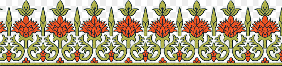 Vector Art Border Design, Pattern, Home Decor, Embroidery, Floral Design Png Image